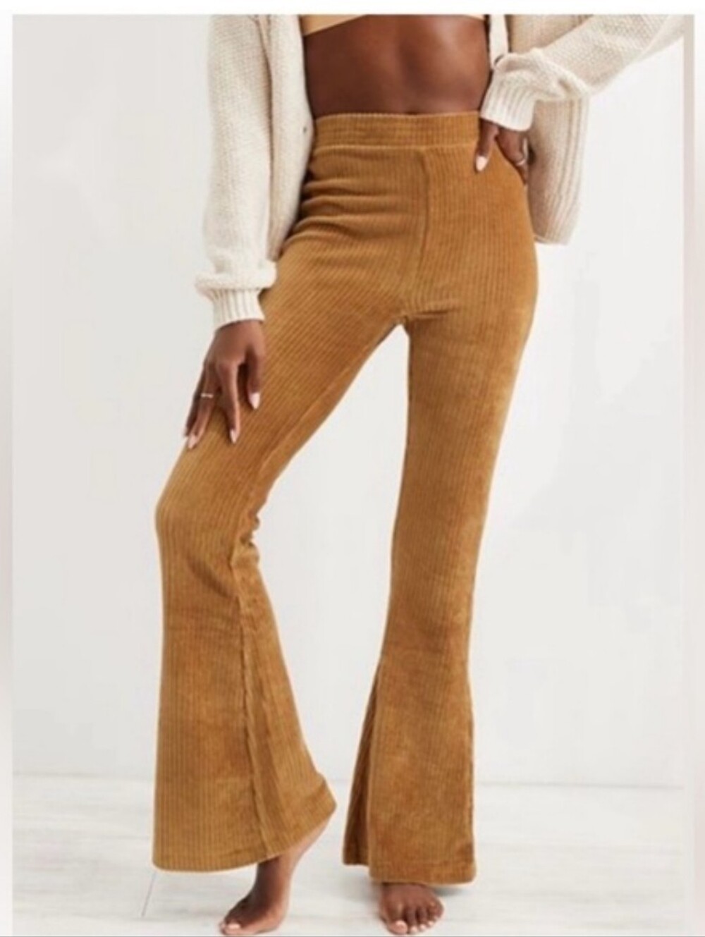 Aerie Groove On High Waisted Flared Pants Size S